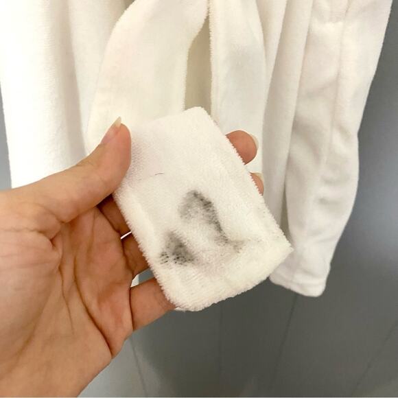 Pillow Talk White Gold Vacay Vibes Embroidered Tropical Waist Wrap Mini Robe M - Picture 3 of 8